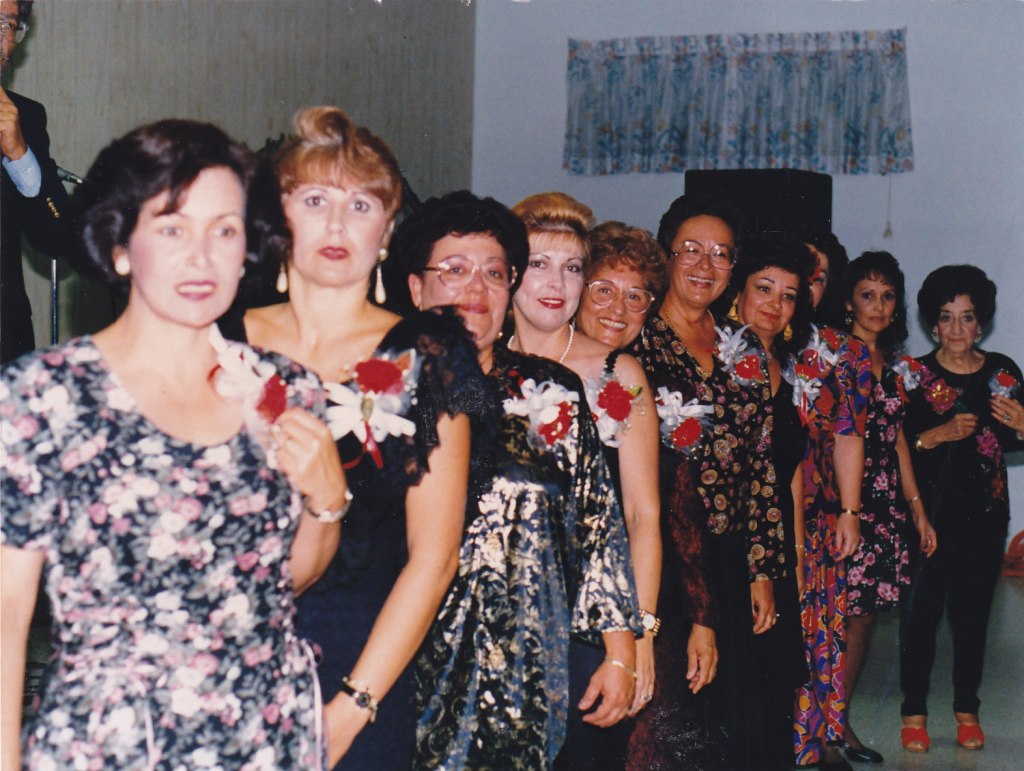 L to R: Lucy Santa, Lilian Bohórquez, Annie Del Rosario, Gladys Vélez, Noemí López, Marialuisa Carrión, Cecilia Vignier, Kathy Basile-González, Isa Bryson and Angela Hurley