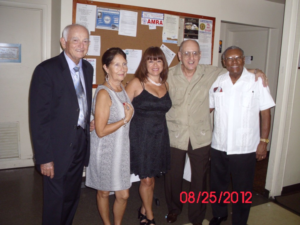 L to R: Juan Piñeiro, Linda Manzanares, Mireya Kaiser, Charlie Rodriguez and Luis Rosa.