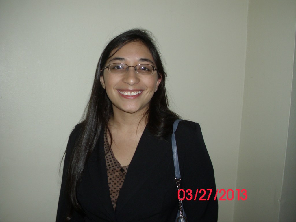 Vanessa Guarnizo, scholarship winner 2013