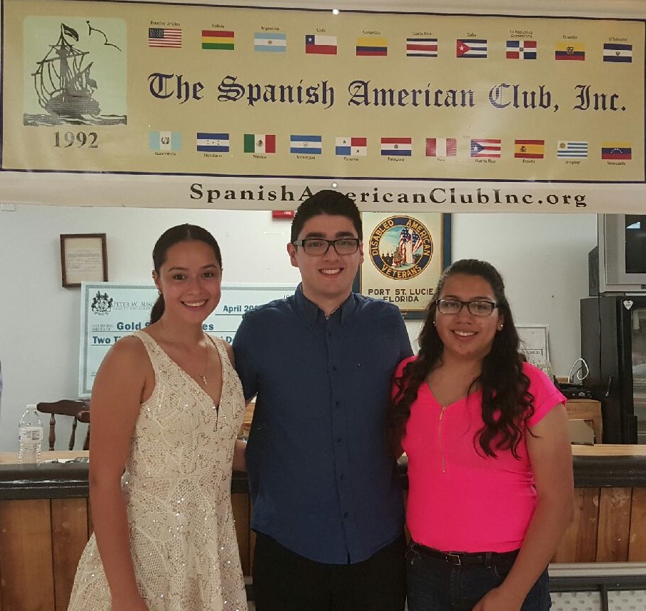 From Left: Ariana M. Ramos, Nicholas Gomez and Alexia Cepeda. 